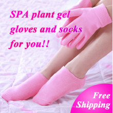 Отбеливания кожи рук увлажняющий Лечение гель СПА носки перчатки